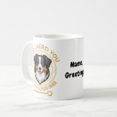 Ja, ich hörte dich lustiger dreifarbiger Australia Kaffeetasse (Vorderseite Links)