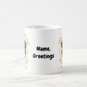 Ja, ich hörte dich lustiger dreifarbiger Australia Kaffeetasse (Mittel)