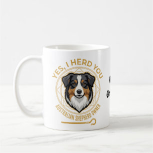 Ja, ich hörte dich lustiger dreifarbiger Australia Kaffeetasse
