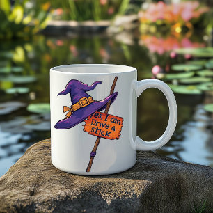 Ja, ich kann ein heißes, sonniges Halloween-Spooky Kaffeetasse