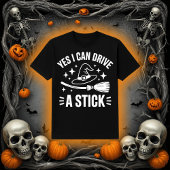 Ja, ich kann einen Stick fahren | Funny Witch Broo T-Shirt