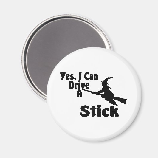Ja, ich kann einen Stick fahren Magnet (Vorderseite/Rückseite)