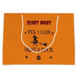 Ja, ich kann einen Stick fahren, sagt die Hexe Große Geschenktüte