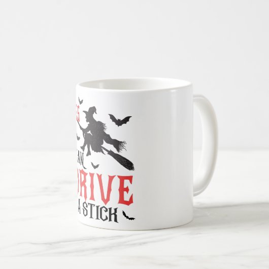 Ja, ich kann einen Stock fahren Kaffeetasse (VorderseiteRechts)