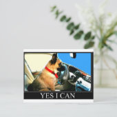 Ja, ich kann. postkarte (Stehend Vorderseite)