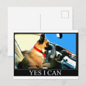 Ja, ich kann. postkarte (Vorne/Hinten)