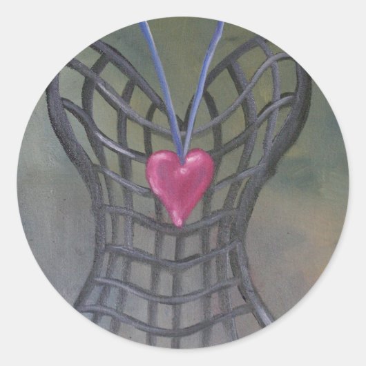 "Ja, ich kann." Runder Aufkleber (Vorderseite)