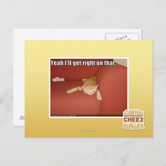 Ja, ich komme gleich darauf. postkarte (Vorne/Hinten)