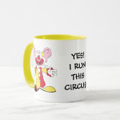 JA! ICH LASSE DIESEN ZIRKUS LAUFEN! Keramik-Tasse Tasse (Vorderseite Links)
