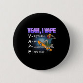 Ja, ich lebe Bücher Meme Funny Stupid Absurd Button (Vorderseite)