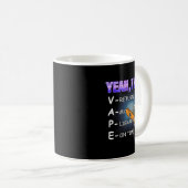 Ja, ich lebe Bücher Meme Funny Stupid Absurd Kaffeetasse (VorderseiteRechts)