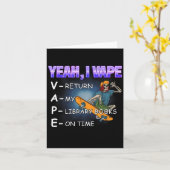 Ja, ich lebe Bücher Meme Funny Stupid Absurd Karte (Gelbe Blume)