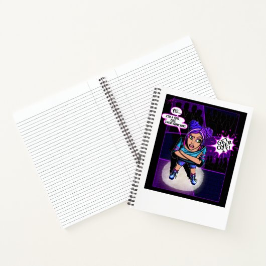 "Ja, ich lese Comic-Bücher"-Funusjournal Notizblock (Innenseite)