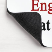 Ja ich Liebe England die viel Mousepad (Ecke)