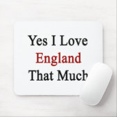 Ja ich Liebe England die viel Mousepad (Mit Mouse)