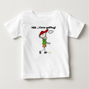 Ja, ich liebe Golfen Baby T-shirt