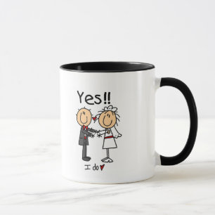 JA, ich mache T - Shirt und Geschenke für Braut un Tasse