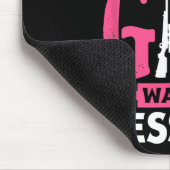 Ja, ich schiebe wie ein Mädchen, das eine Lektion  Mousepad (Ecke)