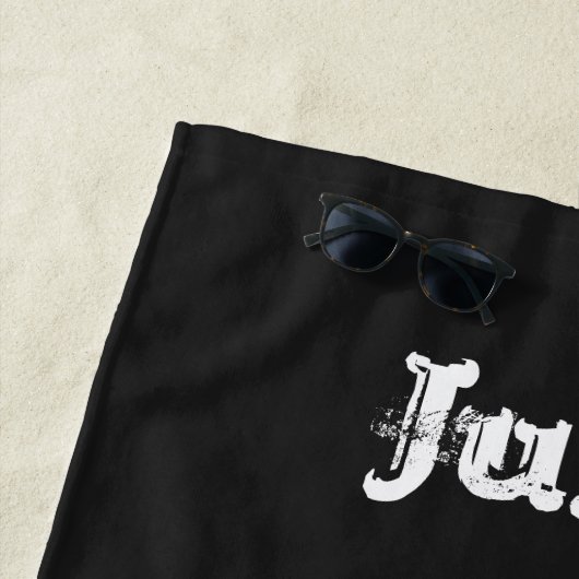 Ja, ich spiele Basketball wie ein Aquamarines Mädc Strandtuch (Beispiel)