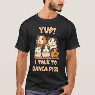 Ja, ich spreche mit Guinea Schweine Joke T-Shirt