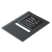 Ja, ich spreche mit mir selbst / Gutachten des Bed Notizblock (Linke Seite)