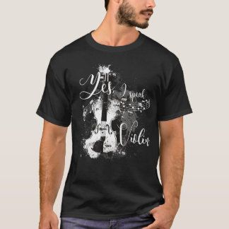 Ja, ich spreche Violine Funny Vintag Music Musicia T-Shirt
