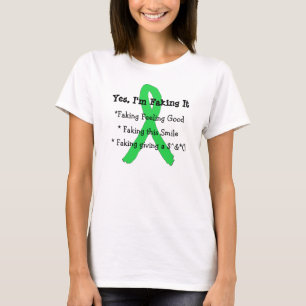 Ja, ich täusche es vor! Lyme-Borreliose-Aufklärung T-Shirt