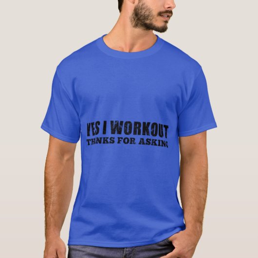 Ja, ich trainiere, danke der Nachfrage, Junge T-Shirt (Vorderseite)
