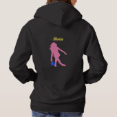 Ja, ich tue Bowl wie ein Mädchen versuchen, Bowlin Hoodie (Rückseite)