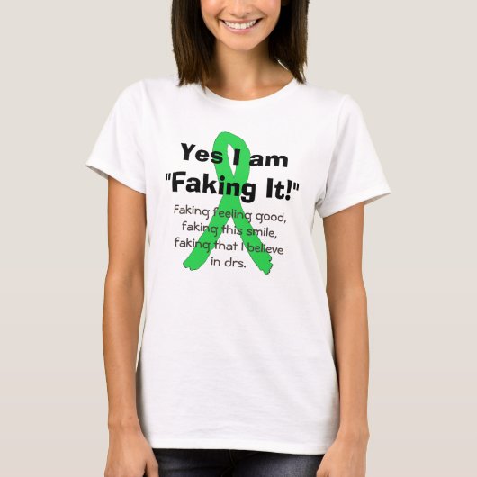 Ja, ich tue es! Lyme Disease Awareness Shirt (Vorderseite)