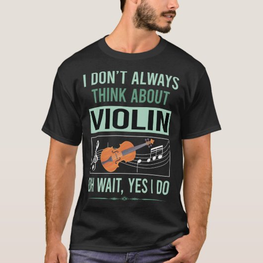 Ja, ich tue Geige T-Shirt (Vorderseite)