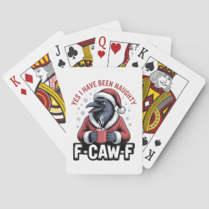 Ja, ich war unartig F-Caw-F Lustige Weihnachten Spielkarten