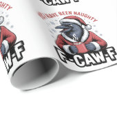 Ja, ich war unheimlich F-Caw-F Weihnachten Geschenkpapier (Rolleneckpunkt)