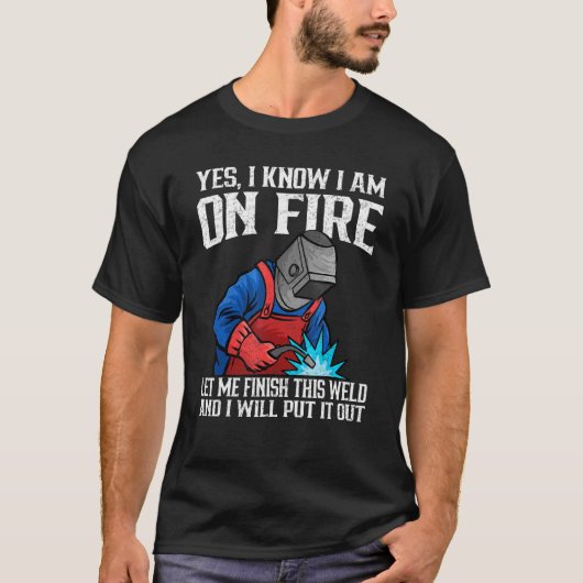 Ja, ich weiß, dass ich auf Feuerwerkskörpern bin W T-Shirt (Vorderseite)