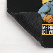 Ja, ich weiß, dass ich im Feuer bin Mousepad (Ecke)