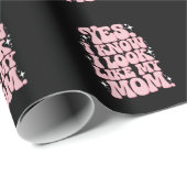 Ja, ich weiß, dass ich wie meine Mama aussehe Geschenkpapier (Rolleneckpunkt)