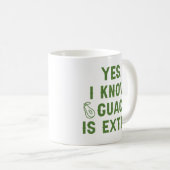 Ja, ich weiß, Guac ist extra Kaffeetasse (VorderseiteRechts)