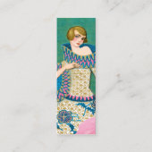 Ja, ich weiß, ich bin Fabulous Slim ~ Business Car Mini Visitenkarte (Vorderseite)