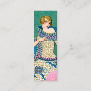 Ja, ich weiß, ich bin Fabulous Slim ~ Business Car Mini Visitenkarte