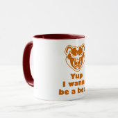 Ja, ich will ein Bär sein Tasse (Vorderseite Links)