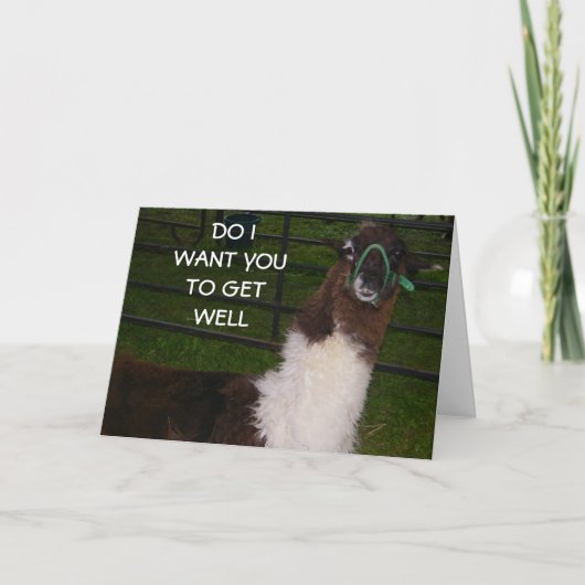 JA! ICH WOLLTE UNS, GUT ZU KOMMEN KARTE (Vorderseite)