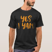 Ja, ich Yam Funny Matching Paare Halloween Thanksg T-Shirt (Vorderseite)