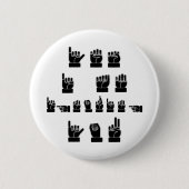 Ja ignoriere ich Sie ASL #USAPatriotGraphics © Button (Vorderseite)