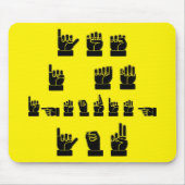 Ja ignoriere ich Sie ASL #USAPatriotGraphics © Mousepad (Vorne)