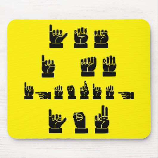 Ja ignoriere ich Sie ASL #USAPatriotGraphics © Mousepad (Vorne)