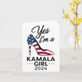 Ja Im A Kamala Girl Stilettos High Heel Harris 20 Karte (Gelbe Blume)