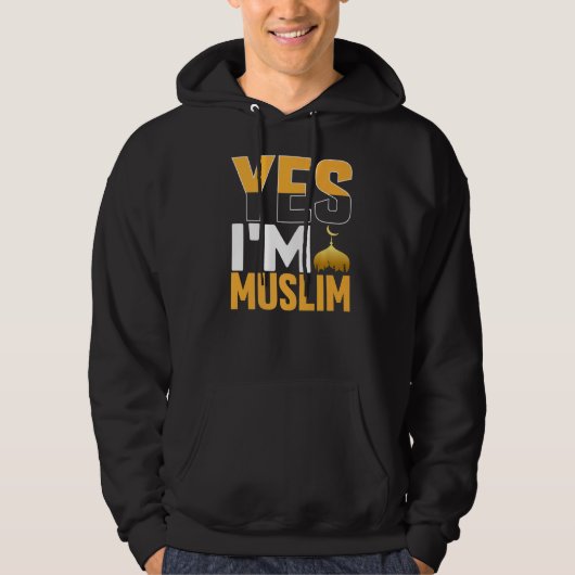 Ja Im muslimischen Islam Hoodie (Vorderseite)