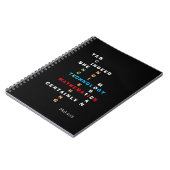 JA IN DER TAT KANN SIE Motivierend STEM Notizblock (Linke Seite)