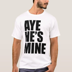 Ja ist er meiner lustiges T-Shirt