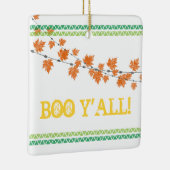 JA, JA! Familienfall Fest Süd Halloween Spaß Keramikornament (Rechts)